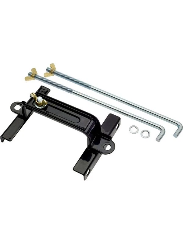 The adjustable hold down clamp supplied in the kit